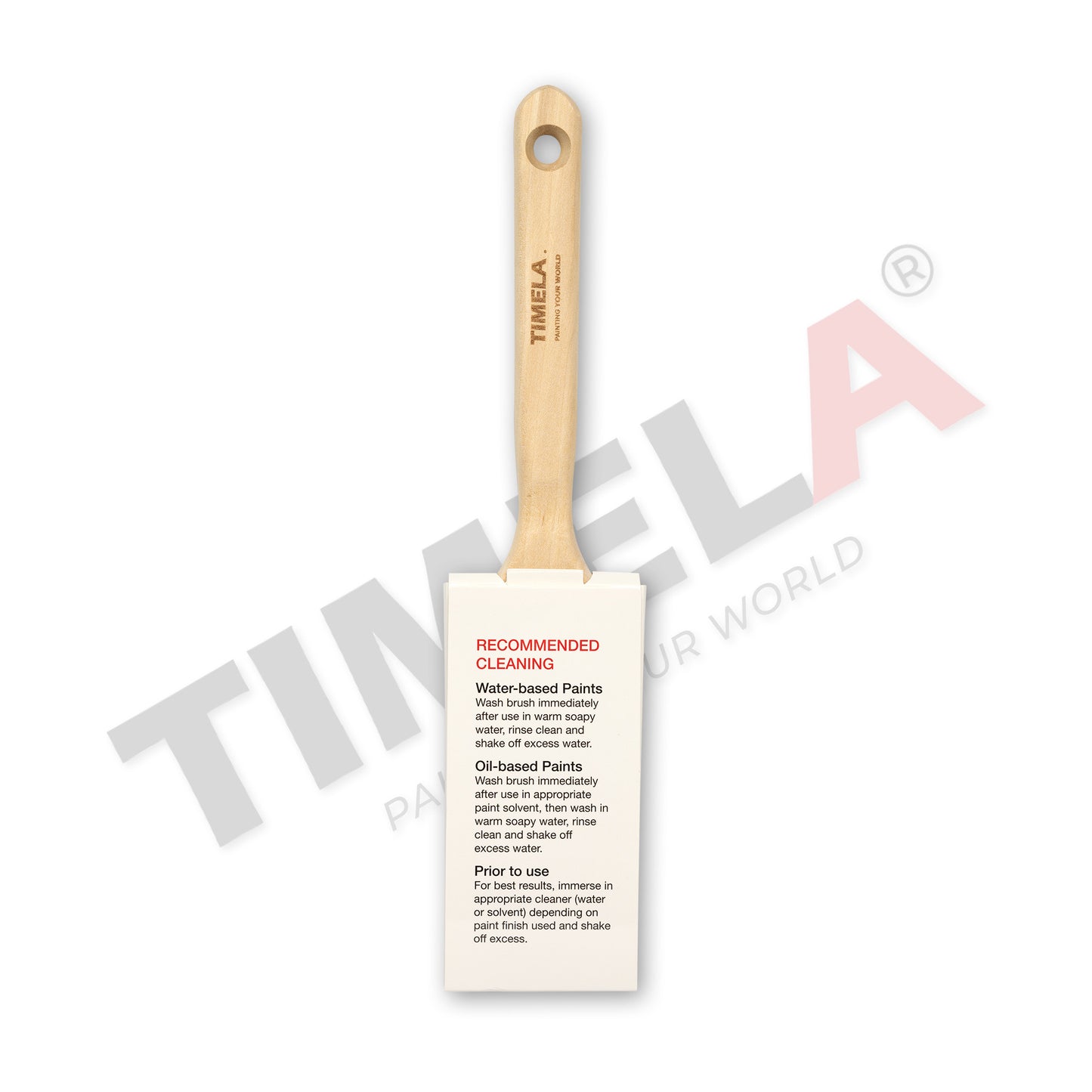 Timela Paint Brush Red Head Range 63mm Oval Angle single buy