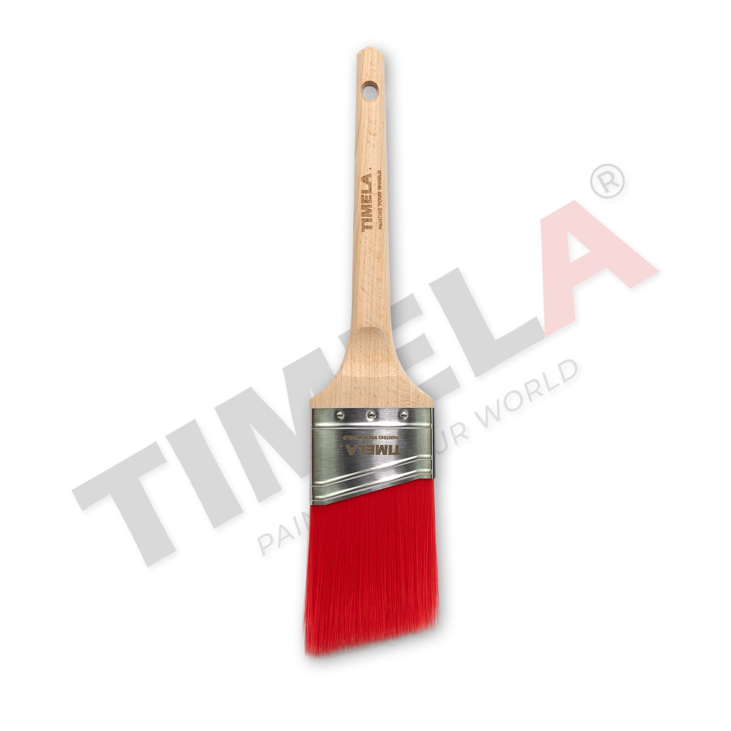 Timela Paint Brush Red Head Range 63mm Oval Angle single buy