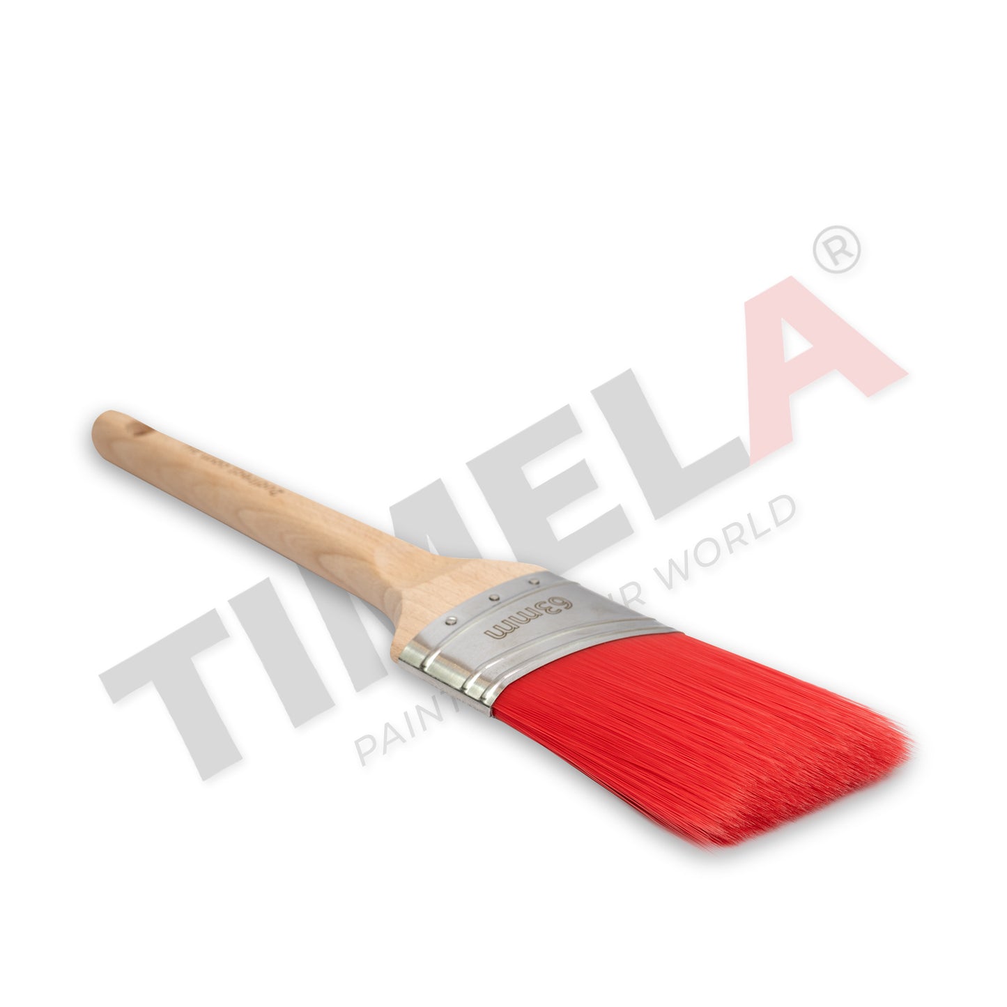 Timela Paint Brush Red Head Range 63mm Oval Angle single buy