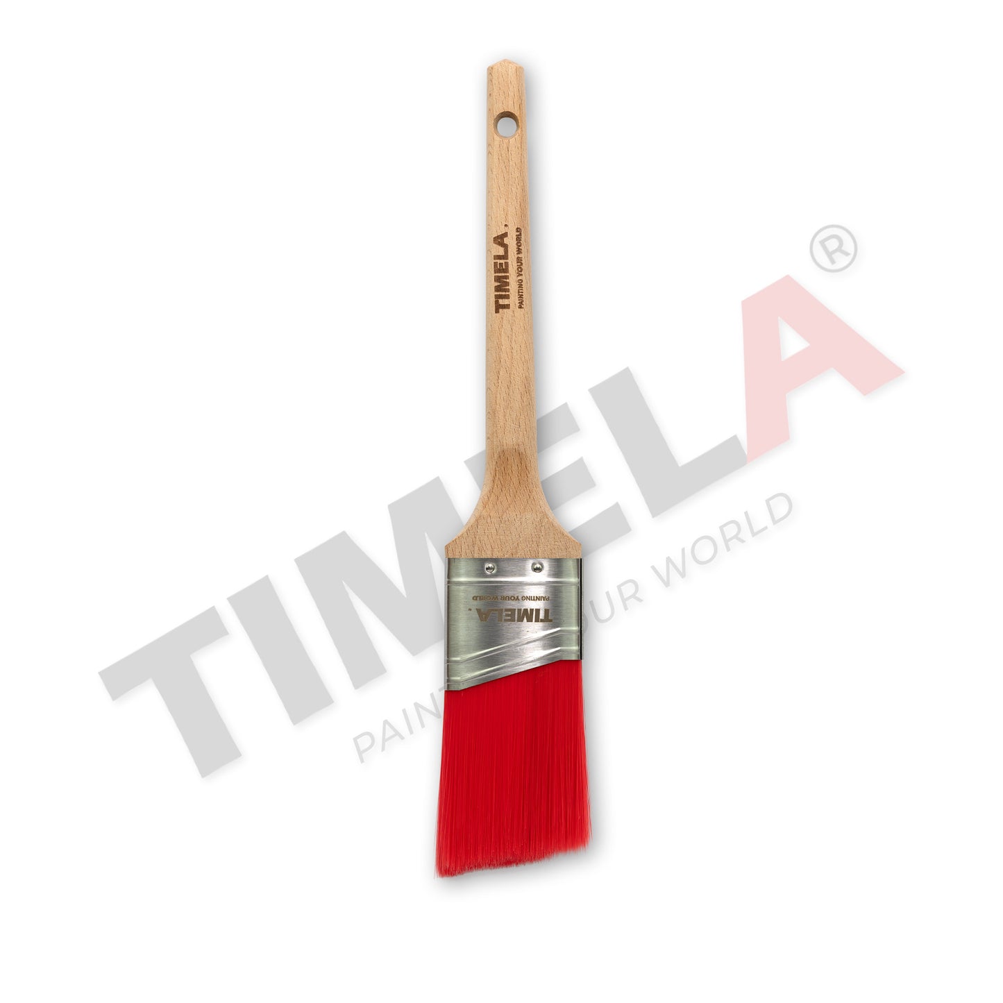 Timela Paint Brush Red Head Range 50mm Oval Angle single buy