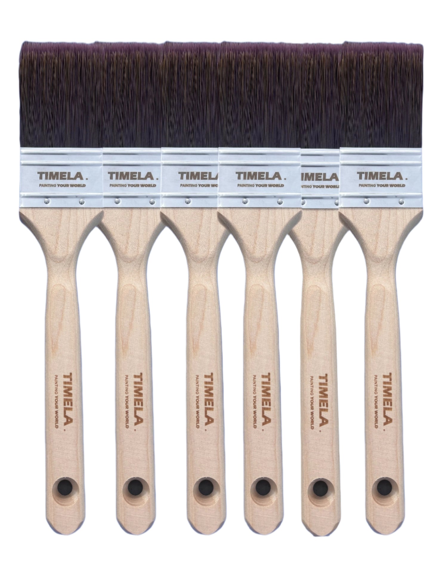 6 pack of 50mm Timela sash Paint brushes