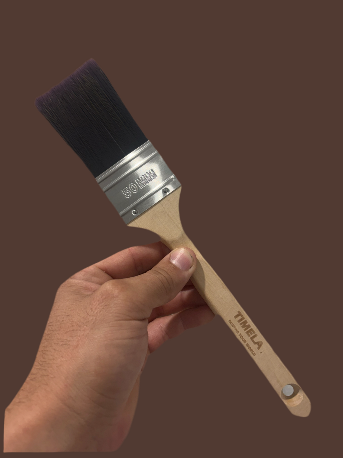 Timela Paint Brush sash 50mm  brown background